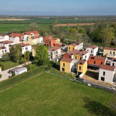 Opération aménagement foncier à Saint Marcel en Dombes (Ain) - écoquartier - le domaine des 5 sens - par SEFI, aménageur lotisseur - 1