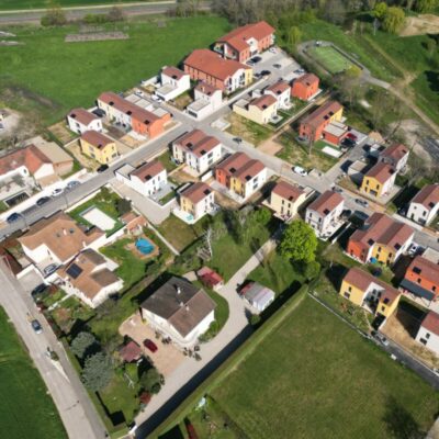 Opération aménagement foncier à Saint Marcel en Dombes (Ain) - écoquartier - le domaine des 5 sens - par SEFI, aménageur lotisseur - 5